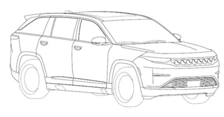 Jeep Wagoneer S Electric SUV Design Patented in India