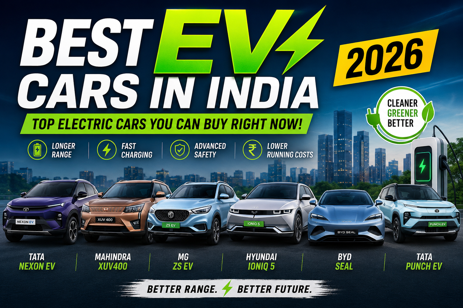 Best EV Cars in India in 2026